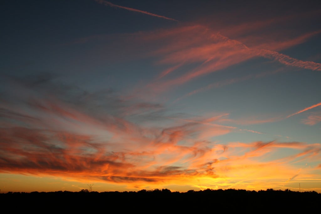 fiery sky on a cool night - Alabama News