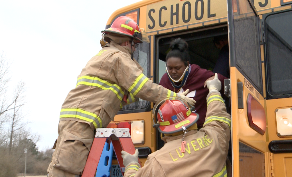 Crenshaw County Students and First Responders Participate in Mock