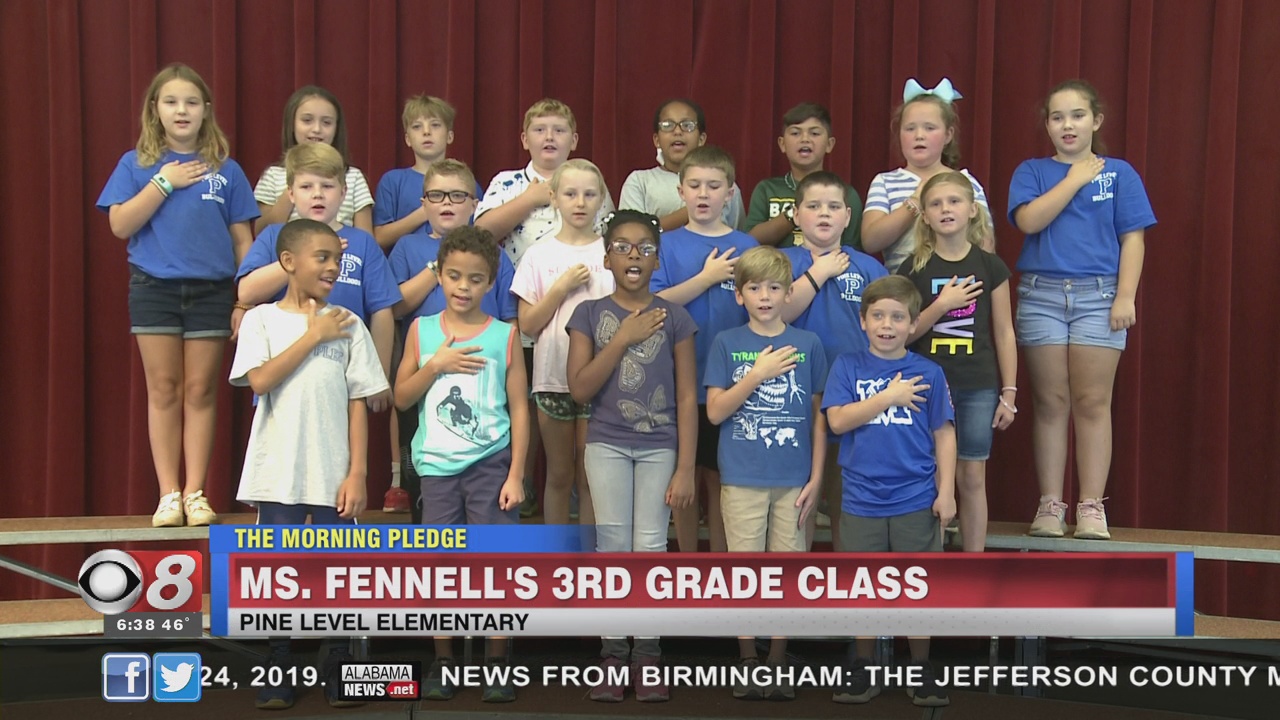 Morning Pledge Pine Level Elementary SchoolMs. Fennell’s Class