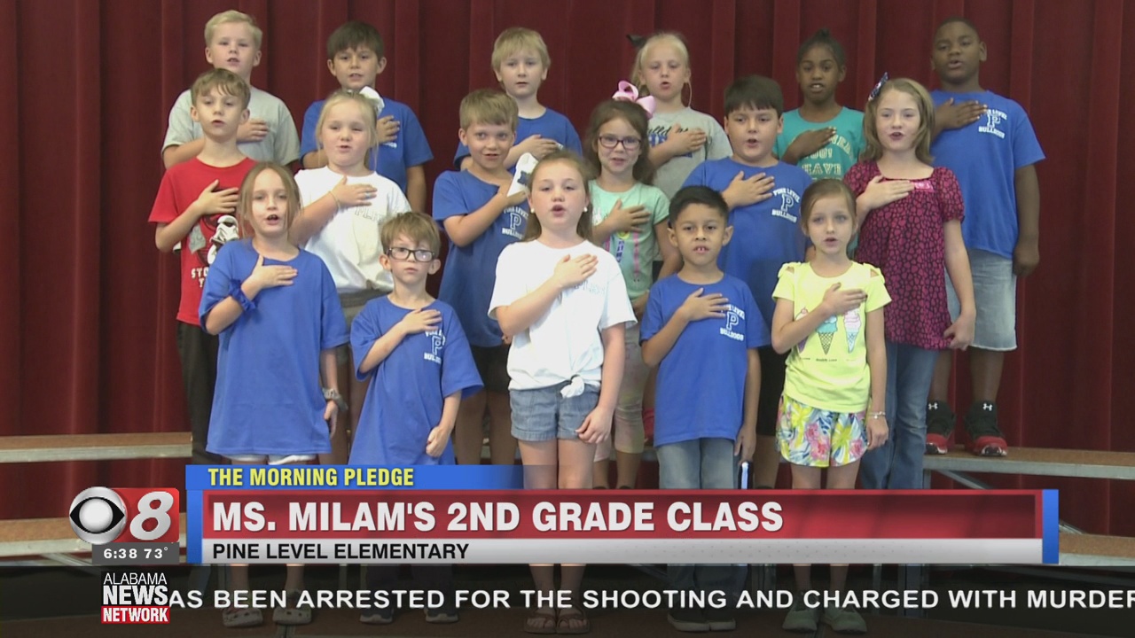 Morning Pledge Pine Level Elementary SchoolMs. Milam’s Class