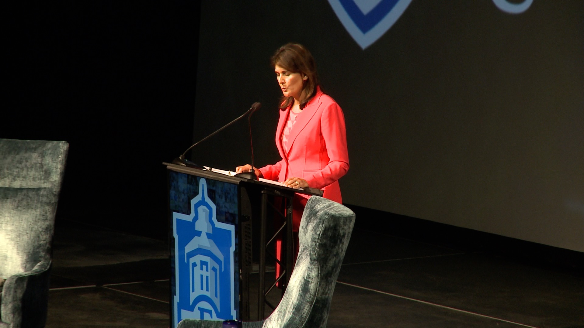 Former Un Ambassador Nikki Haley Speaks At Faulkner Universitys