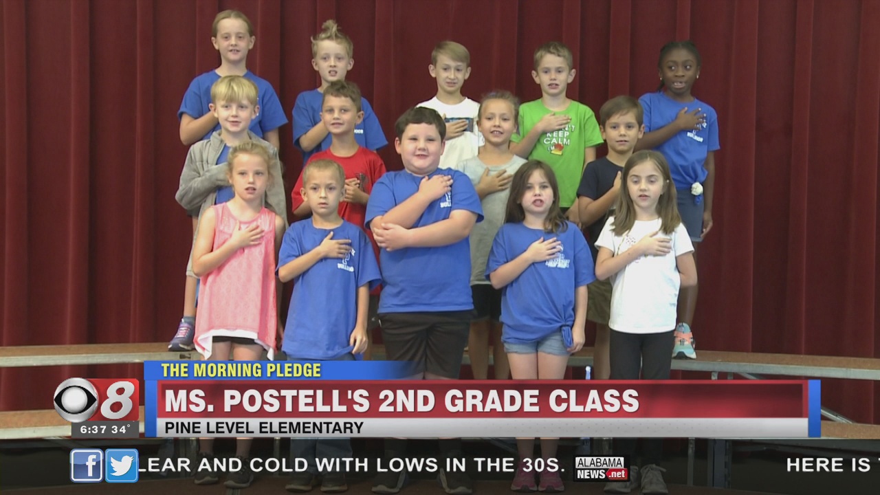 Morning Pledge Pine Level Elementary SchoolMs. Postell’s Class