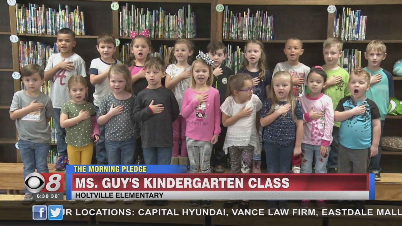 The Morning Pledge Holtville Elementary Ms. Guy's Class Alabama News