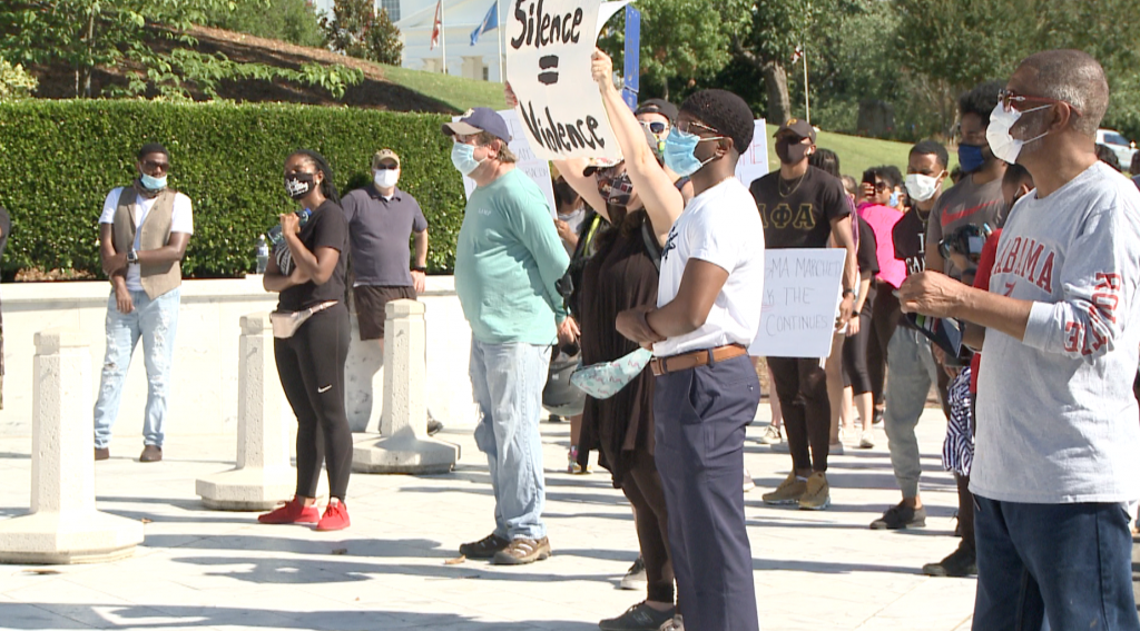 Peaceful Protests Continued Sunday On Capitol Steps Alabama News