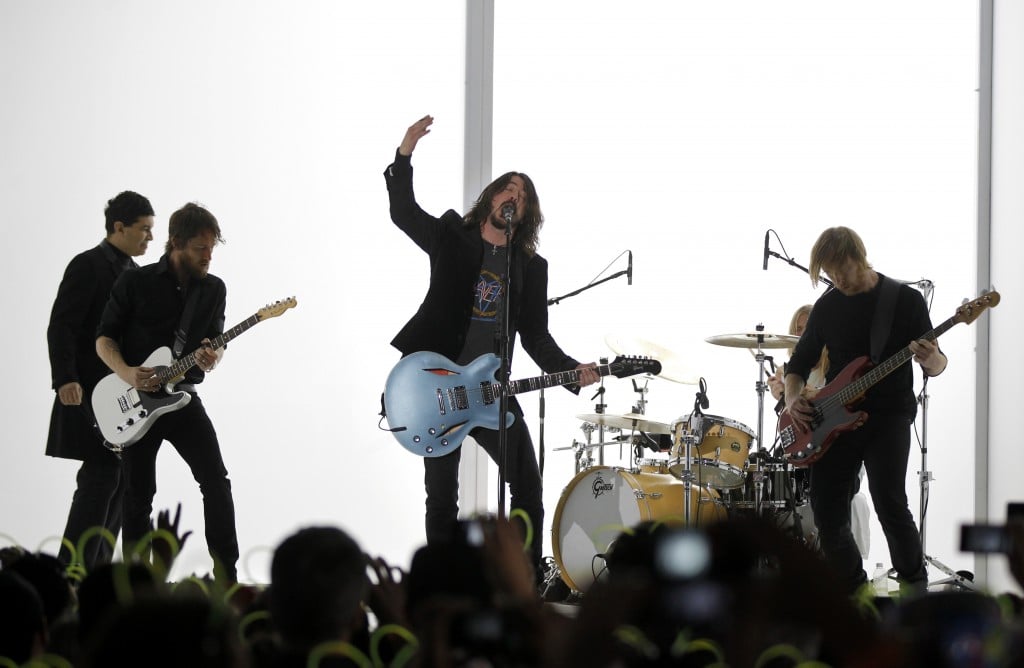 Foo Fighters Perform At The 54th Annual Grammy Awards In Los Angeles