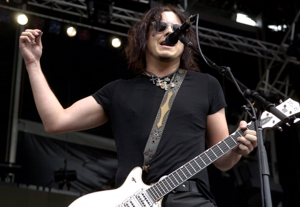 Jack White Of The Raconteurs Performs At The Virgin Festival In Baltimore, Maryland