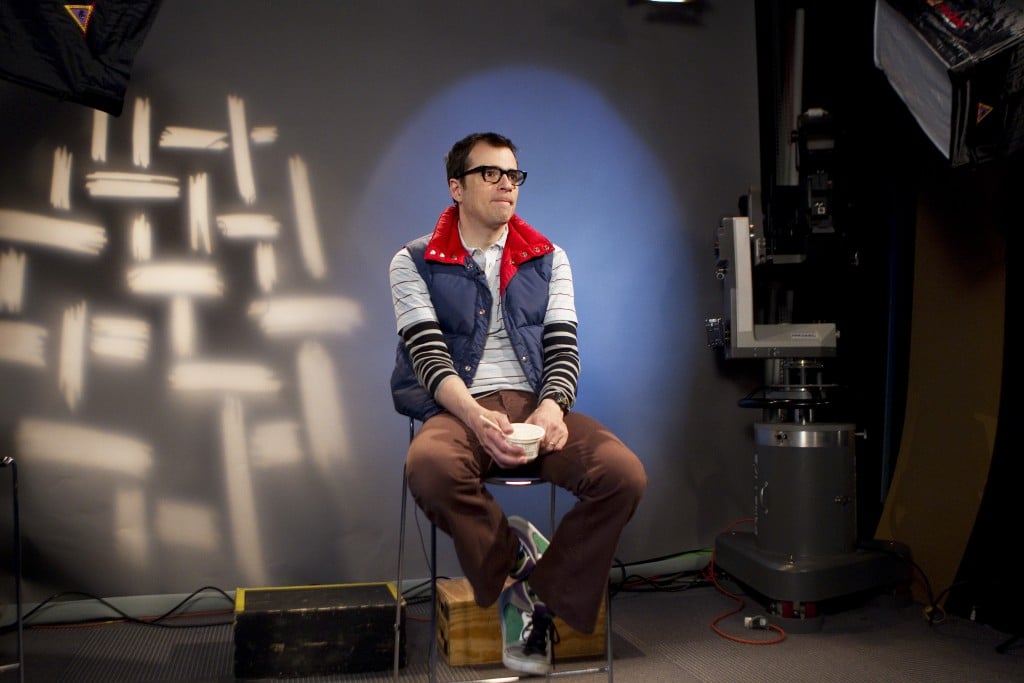 Weezer's Lead Singer Rivers Cuomo Poses For A Portrait In New York