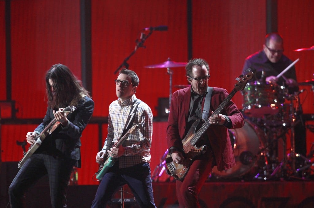 Weezer Performs During The 2014 Iheartradio Music Festival In Las Vegas