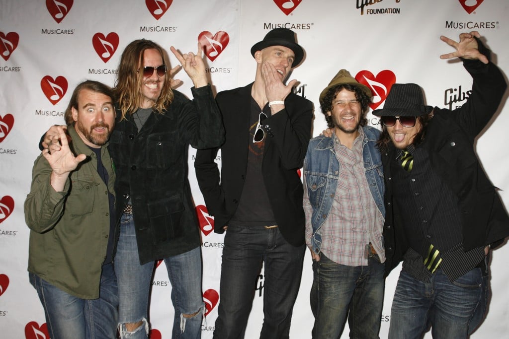 Members Of Blind Melon Pose At The Musicares Map Fund Benefit Concert In Hollywood