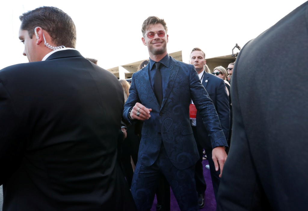 Cast Member Chris Hemsworth Arrives On The Red Carpet At The World Premiere Of The Film "the Avengers: Endgame" In Los Angeles