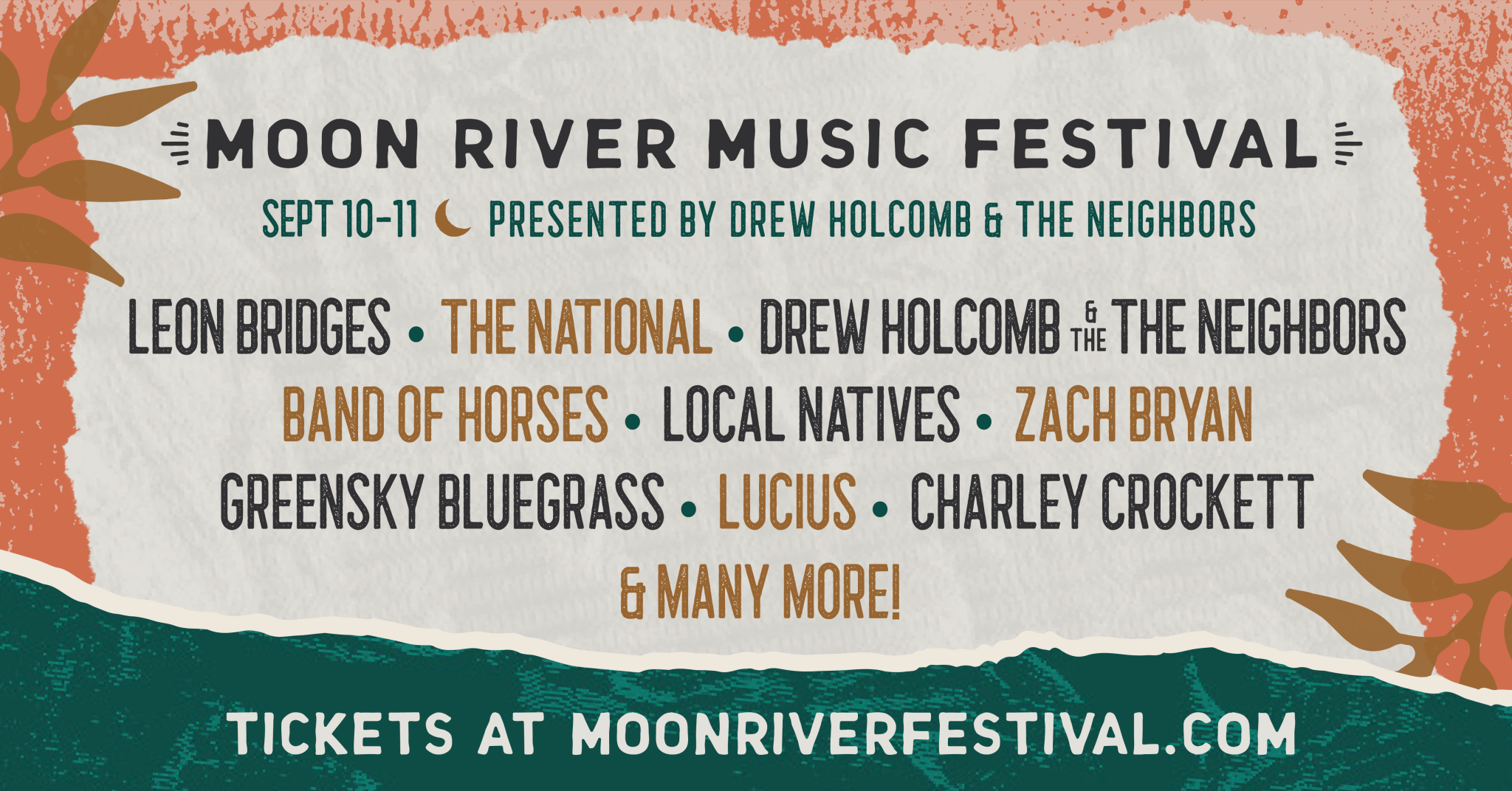 The Moon River Music Festival Daily Lineup Is Set Alt 98.7 FM WXCTFM