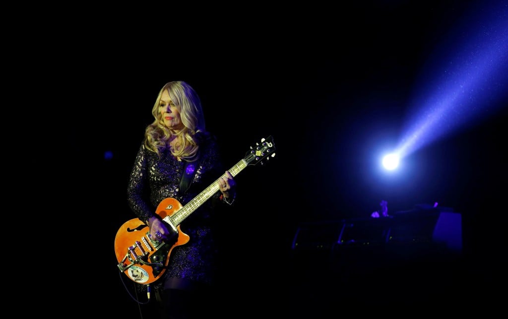 Nancy Wilson Of Heart Performs At The Forum In Inglewood