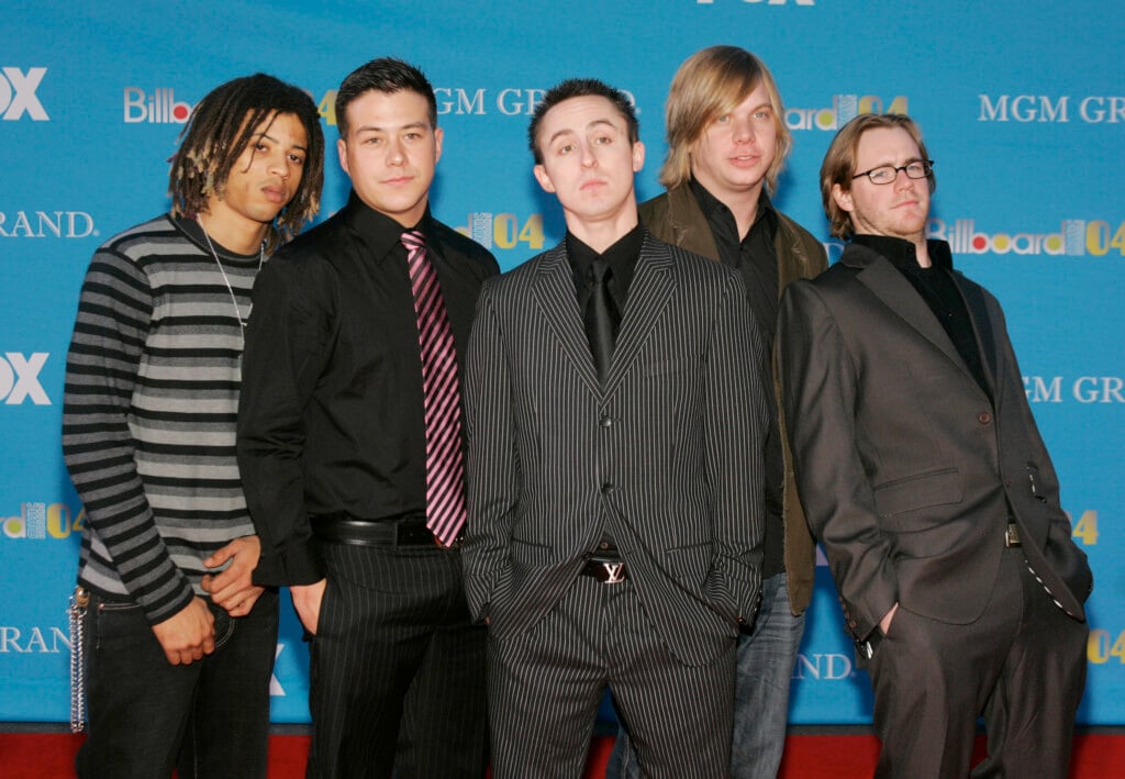 Yellowcard Arrives At The 2004 Billboard Music Awards At The Mgm In Las Vegas.