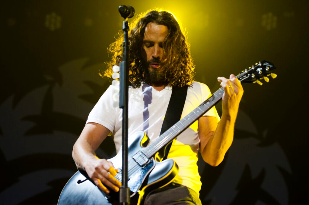 Chris Cornell Of Soundgarden Performs During Their Concert In Toronto