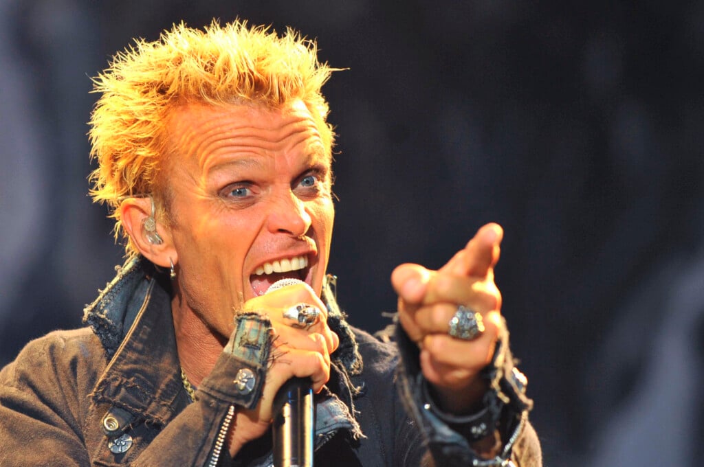 British Rock Musician Billy Idol Performs At The Annual 18th Volt Festival In Sopron