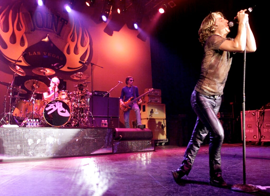 Ed Roland Performs At The Hard Rock Joint In Las Vegas.
