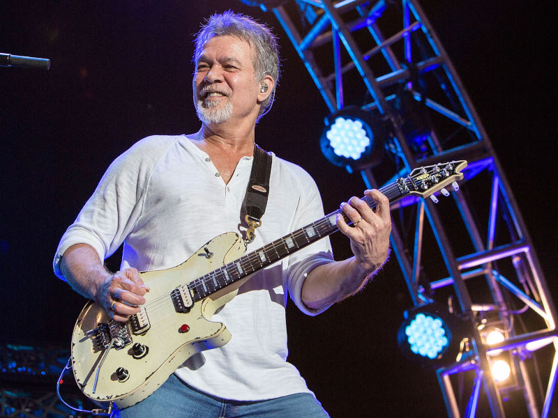 Eddie Van Halen’s Canadian Flag Guitar Set To Be Auctioned Off