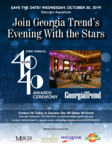 Georgia Trend's 2019 40 Under 40 Celebration @ Ocean's Ballroom of the Georgia Aquarium