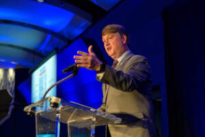 Pat Wilson, Georgia Trend's 2023 Georgian of the Year at ceremony lunch