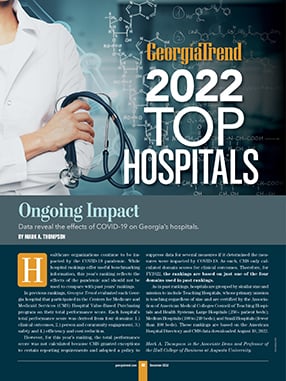 2022 Top Hospitals Cover