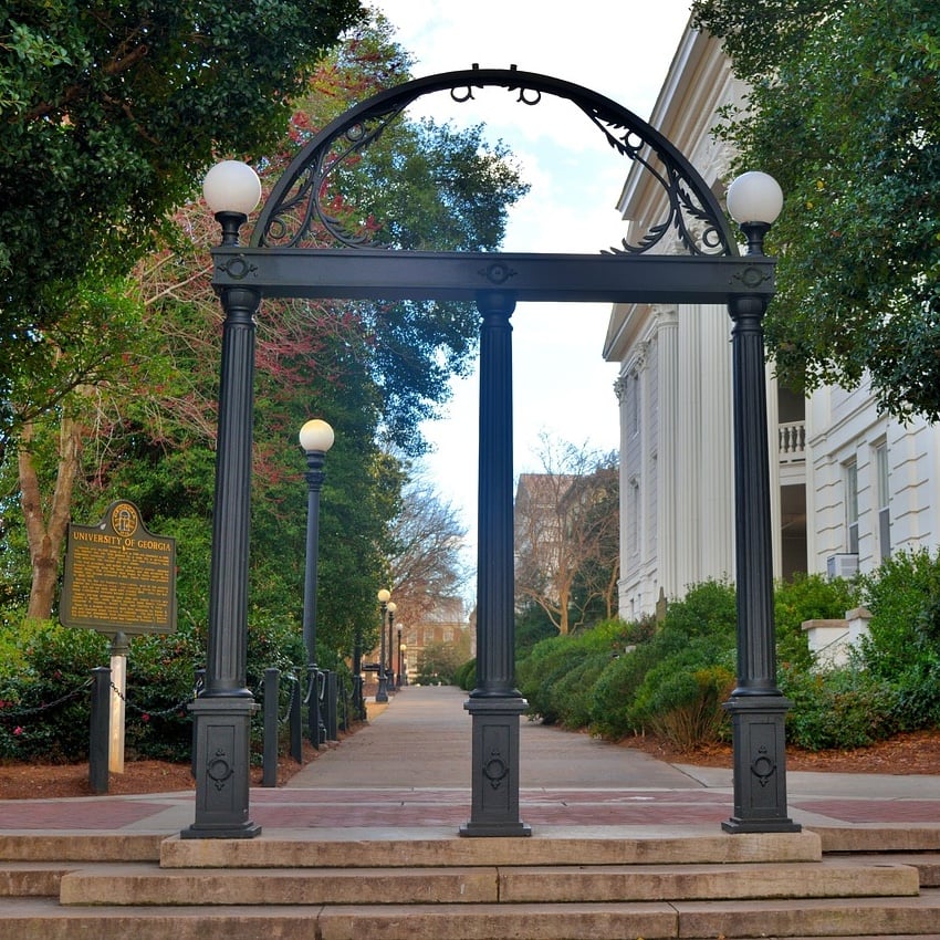 Picture of Arch in Athens at UGA