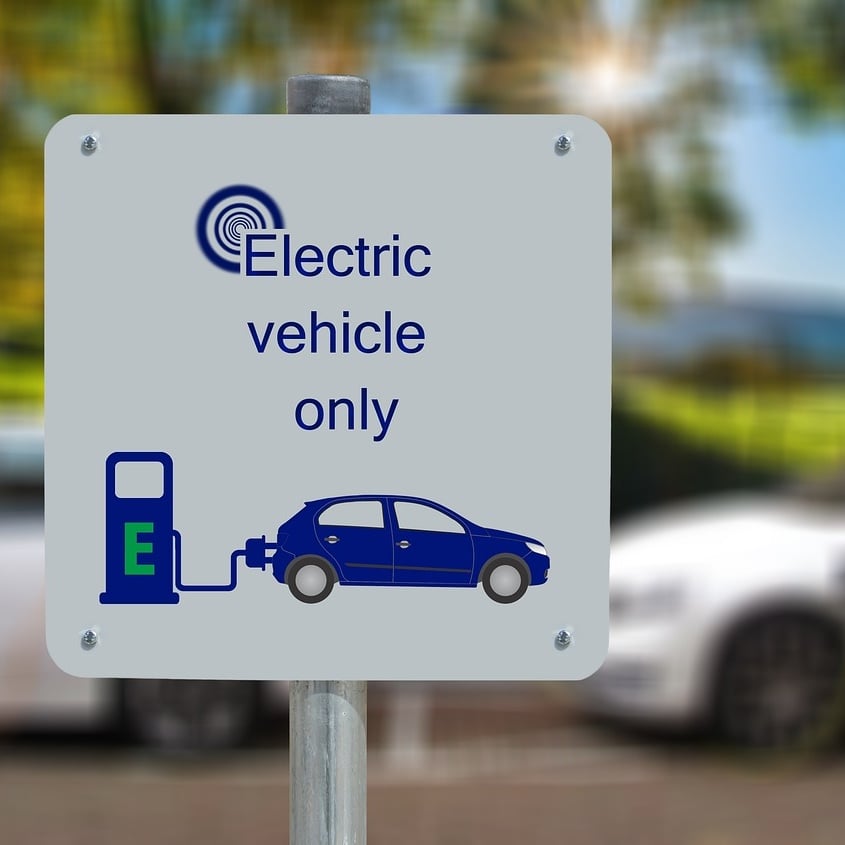 Georgia Sustainsaibly Car Charging Station Sign 2