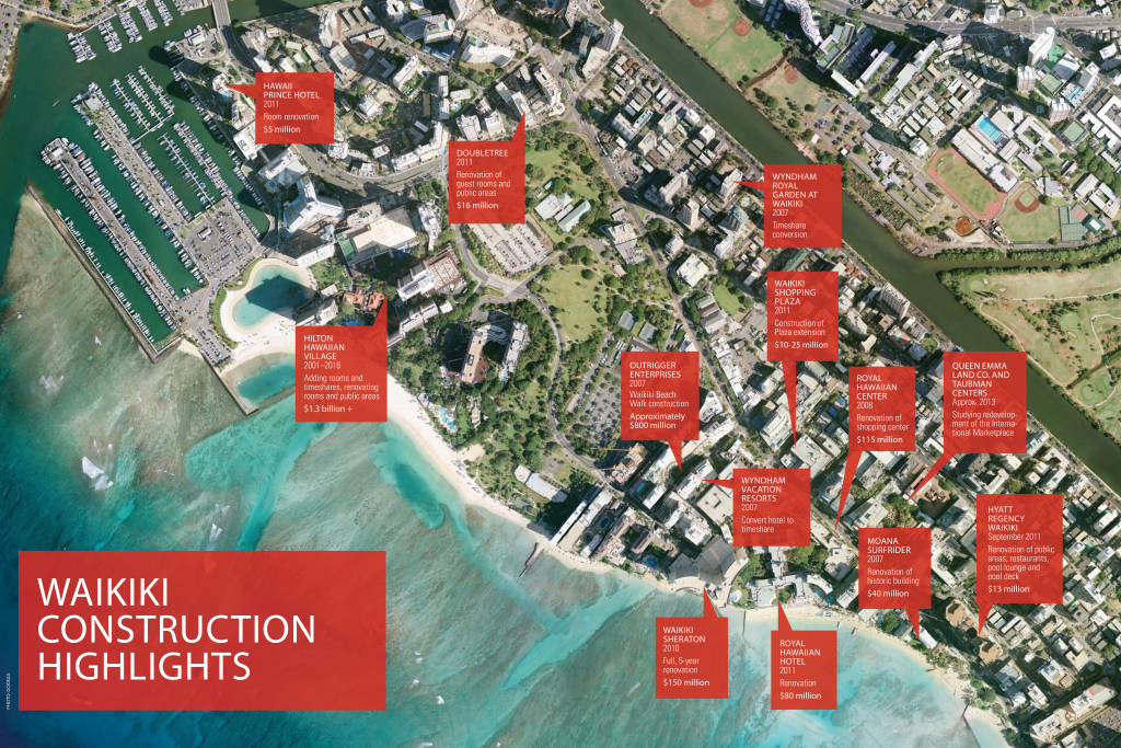 Map Layout Hilton Hawaiian Village Waikiki Beach Resort