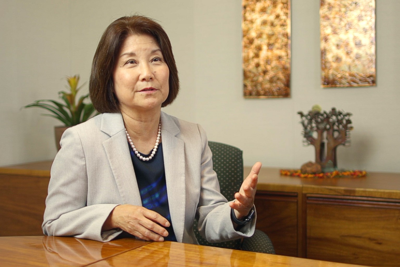 Virtual Interview on COVID19 Michele K. Saito, President