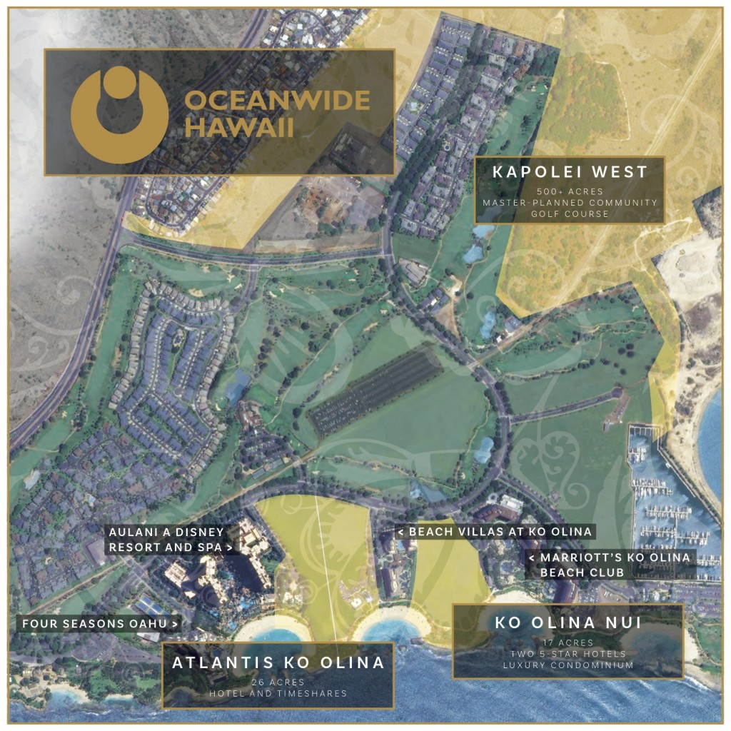 Oceanwide West Oahu Property Map