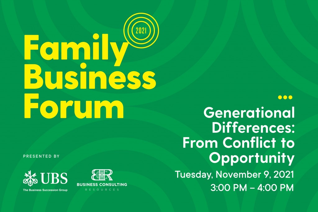 Generational Differences - Family Business in Hawaii, Family Business Forum, November 9, 2021