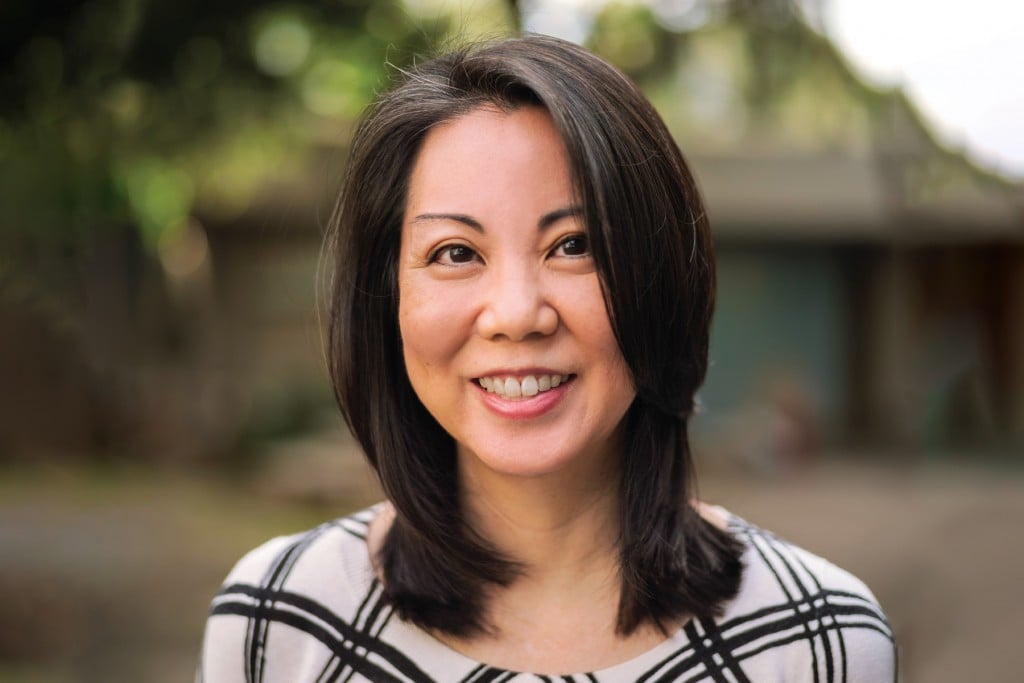 Sandra Fujiyama at UH Mānoa’s Shidler College of Business.