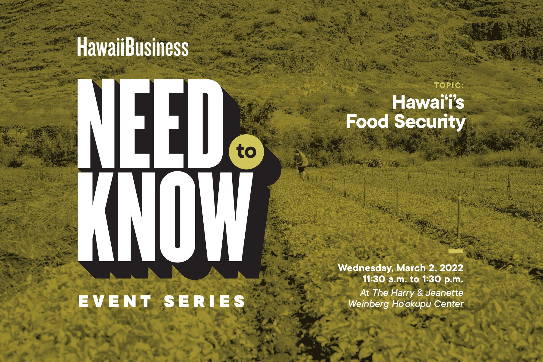 Need To Know Food Security Hawaii Business Magazine