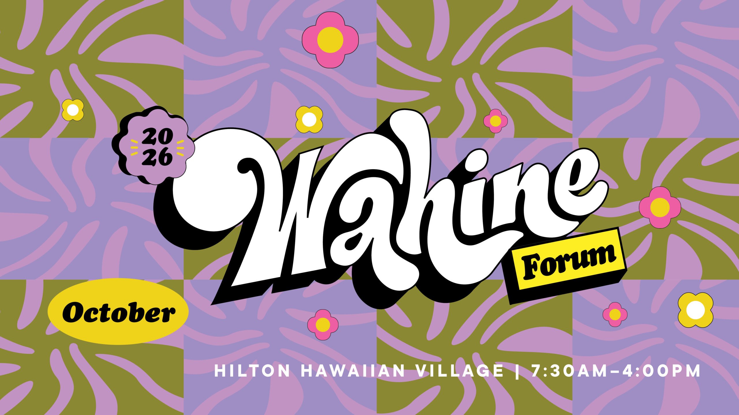 Wahine Forum 2026 - Hero v1 Wahine Forum 2026 Hero V1