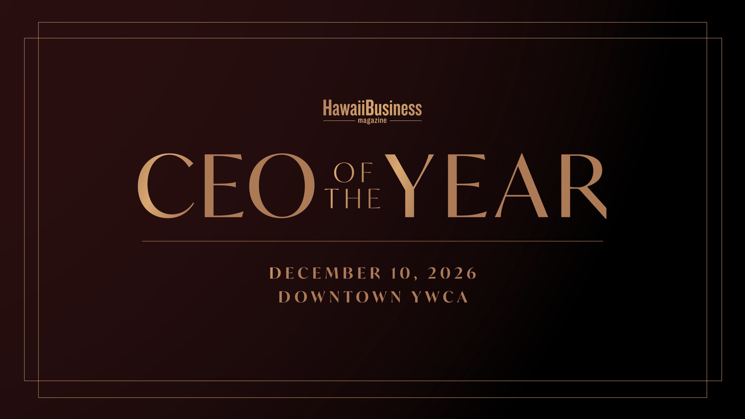 CEO of the Year 2026 - Hero v2 Ceo Of The Year 2026 Hero V2