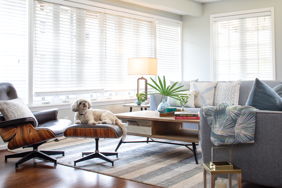 furnishing open concept living room