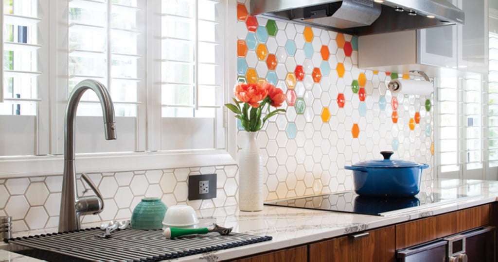 Our Kitchen Backsplash Tile.  Farmhouse kitchen backsplash, White