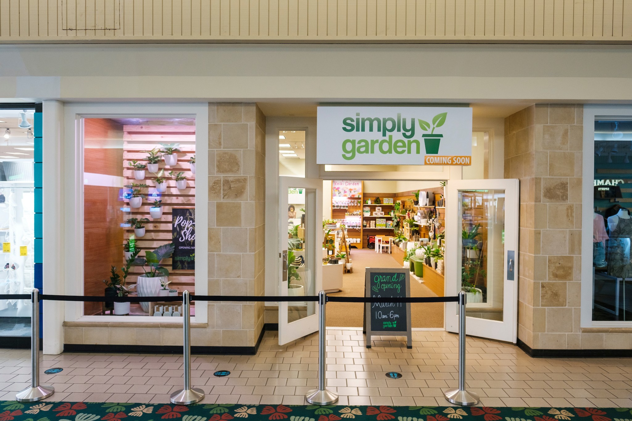 An Inside Look at the Simply Garden Popup Shop in Kahala Mall Hawaii