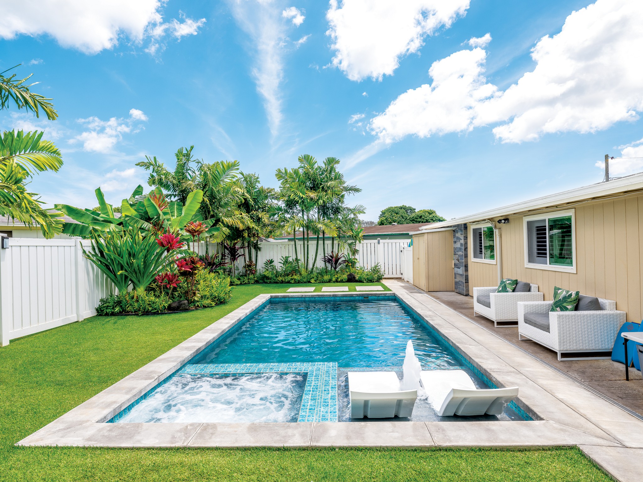 This Kaneohe Home’s Backyard Redo Includes a New Pool and Spa - Hawaii ...