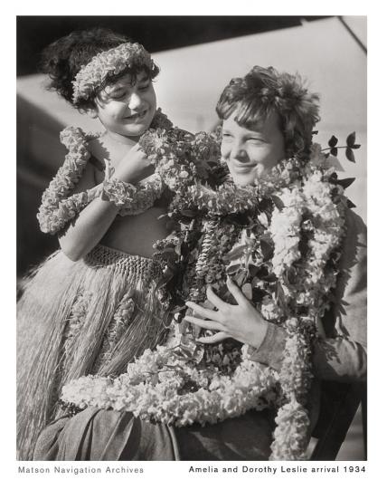 Earhart Hawaii arrival 1934