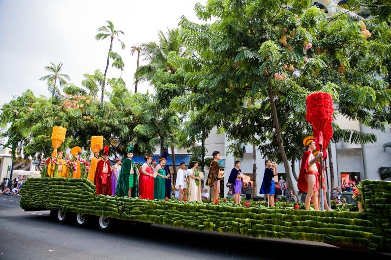 Aloha Festivals’ 63rd annual Waikiki Hoolaulea this weekend, and floral