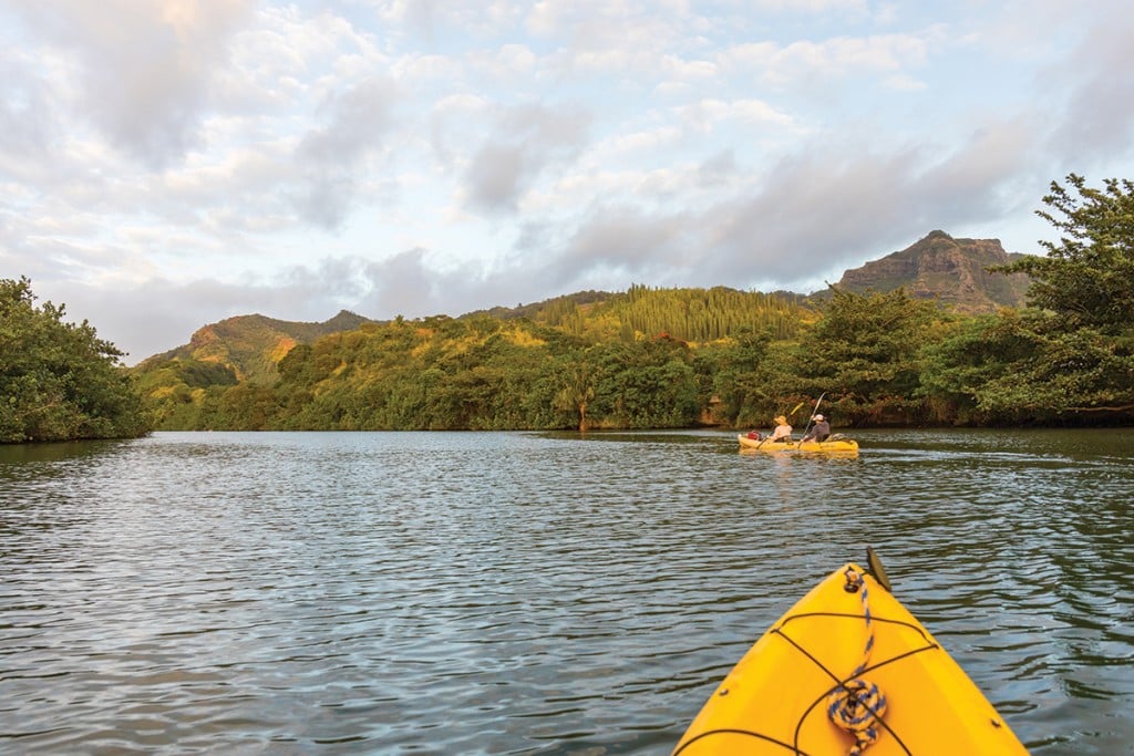 kayak on wailua river