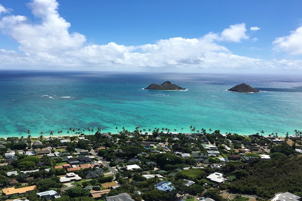 View from Lanikai Pillbox