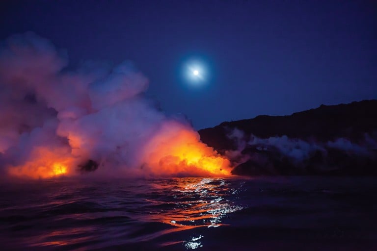 An journey to Kalapana on the Big Island of Hawaii to see