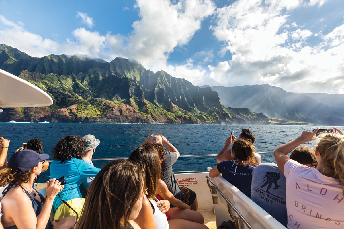 napali coast tour morning or afternoon