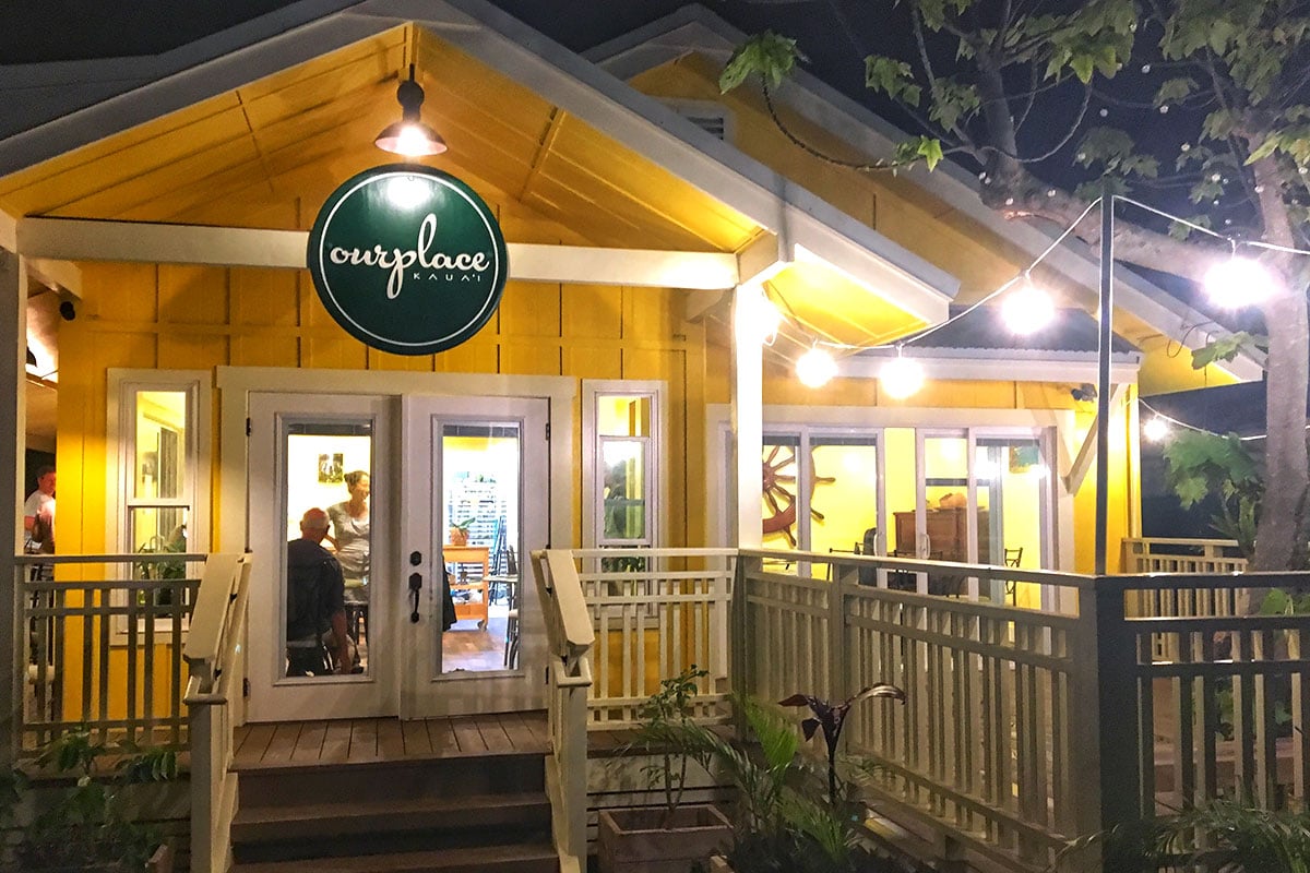 The new Our Place Kauai restaurant in Kapaa is 100 percent locally