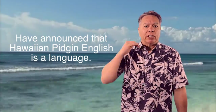 hawaii pidgin english language andy bumatai