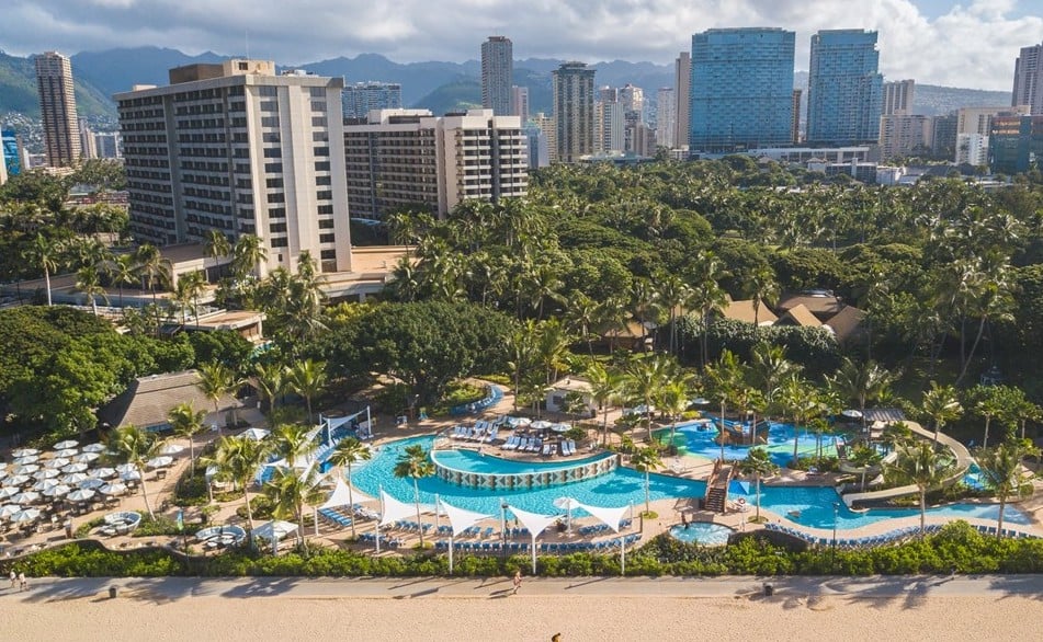 halekoa-pool aerial shot