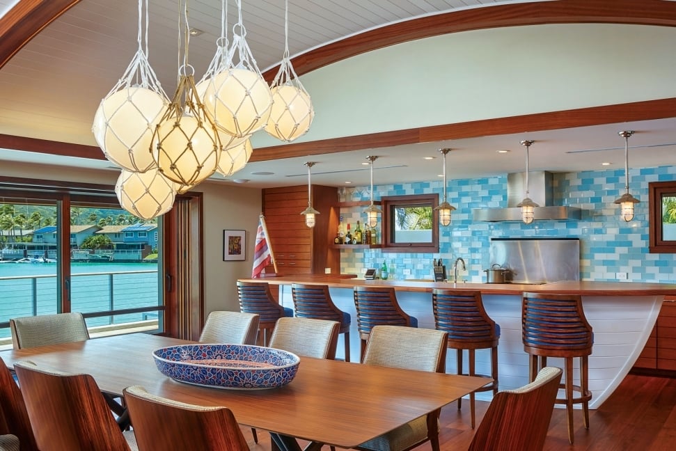 This award-winning Hawaii Kai Marina house is built to resemble a boat ...