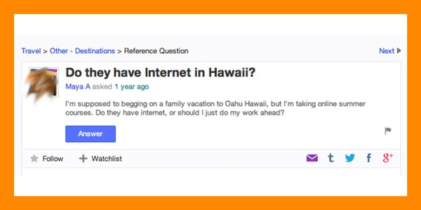 real questions about hawaii