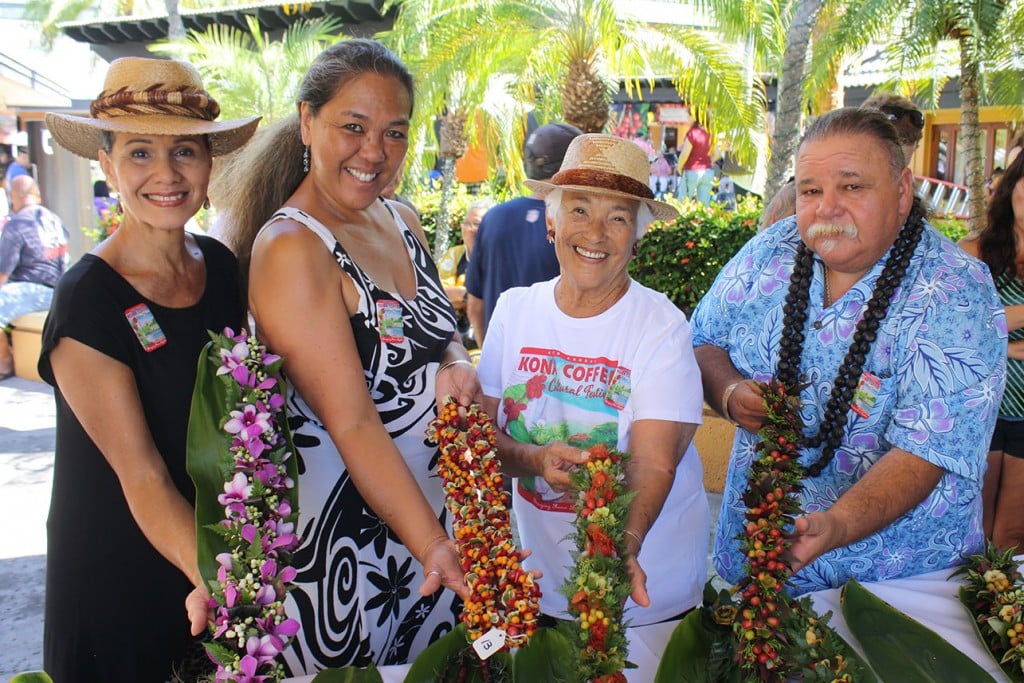 kona coffee festival lei